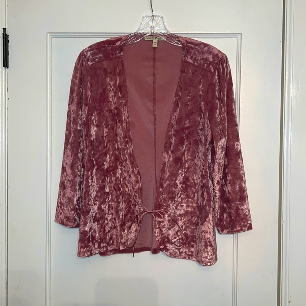 Pink Velvet top
